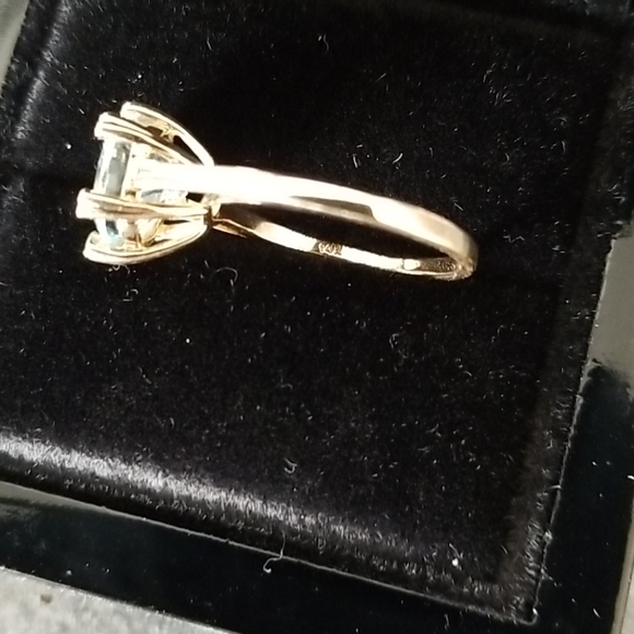 Aquamarine ring. - Picture 4 of 10